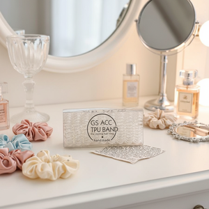 Elastici per Capelli in Stile Coreano di Tendenza, Accessori in Raso con Strass per Donne e Bambini, Vendita all'Ingrosso di Decorazioni per Capelli - Product Image 3