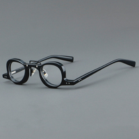STORY YL5817 Lunettes de vue en acétate de haute qualité pour femmes et hommes, montures optiques rondes vintage, logo personnalisé
