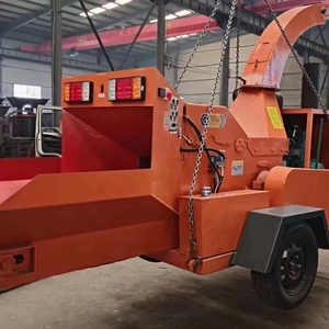 Diesel Wood Chipper Shredder Mobile <b>Forestry</b> <b>Machinery</b> 1-Year Warranty New Condition Core Include Motor Engine for Farm - Product Image 3
