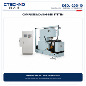 เครื่องเจาะร่องแผ่นเหล็กสเตเตอร์ CNC แบบเลื่อนยกได้ CTECHNO รุ่น KGDJ-20D ความเร็ว 120-700 ครั้งต่อนาที สำหรับการผลิตแกนมอเตอร์อุตสาหกรรม - Product Image 1