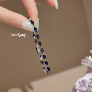 สร้อยข้อมือเงินแท้ 925 สไตล์คลาสสิก พร้อมส่ง ขายส่งเครื่องประดับสำหรับผู้หญิงและเด็กผู้หญิง เป็นของขวัญ - Product Image 1