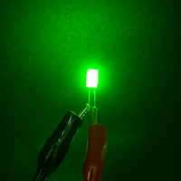 Couleur personnalisée 557 carré DIP LED 5mm Diode rouge 620 625 nm bleu 460 465 nm vert 520 525 nm pour indicateur et affichage lumineux