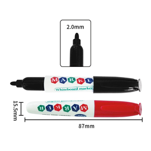 Cho Sw237 Mini Bảng Bút Đánh Dấu Cho Trẻ Em Học Sinh Khô Xóa 12 Màu Sắc Dual-Màu Sắc Vòng Toe Bàn Chải Tip - Product Image 2