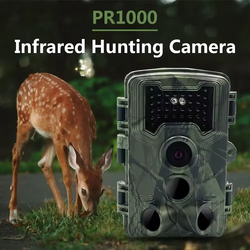 4K 32MP Trail Game Night Vision 0.1s Trigger Time Motion Activated 120deg Wide Lens IP66 Hunting Camera for Wildlife Monitoring