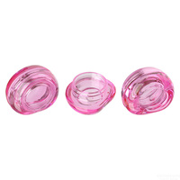 Pot cosmétique transparent en plastique pour crème, masque pour les lèvres, baume à lèvres, crème pour les yeux, baume parfumé pour le corps, baume pour les yeux, fard à paupières