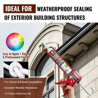 Scellant silicone neutre SOZEN-820 résistant aux intempéries et aux UV pour le jointement extérieur des murs rideaux et des façades