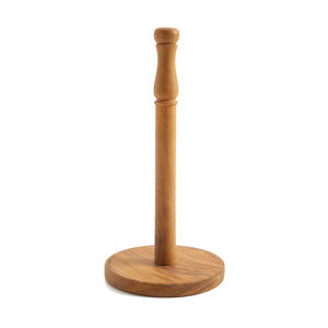 Support de rouleau de papier en bois d'olivier pour la maison et la cuisine - Product Image 4