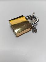 Ensembles de cadenas pour casiers, cadenas en laiton avec clé passe-partout, cadenas de sécurité en cuivre en gros