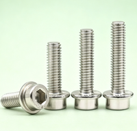 Tornillo de Cabeza Cilíndrica con Ranura Hexagonal Estándar DIN251, Acero Inoxidable 304, M5-M12, Fijación Industrial