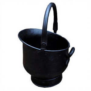 Garden Supplies Metal Charcoal Bucket Customized Metal Bucket Fireplace Equipment Industrial Bucket Vintage Crafts For Decor - Product Image 1