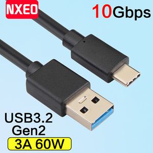 Cavo USB-A a USB-C 30cm/90cm/Trasferimento Dati 10Gbps Ricarica Rapida 60W 3A Cavo per Computer in Rame Puro - Product Image 3