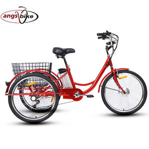 Triciclo de Carga de 20 Pulgadas al por Mayor desde China, Triciclo Tándem de Carrocería Abierta <span class=keywords><strong>para</strong></span> 2 <span class=keywords><strong>Adultos</strong></span>, Marco de Acero de Alto Carbono, Venta Económica - Product Image 4