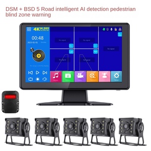 10.1 10.36 inch màn hình cảm ứng cho xe tải lái xe ghi HD đảo ngược máy ảnh 5ch giám sát xem đêm mù khu vực báo động BSD DSM - Product Image 6