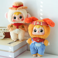 SAMUEL San Xiao Mao Mignon Pendentif en Peluche Elfes Planète Bleue Poupée Fille Elfe de Dessin Animé Série de Collaboration Design Magicien Aléatoire Boîte