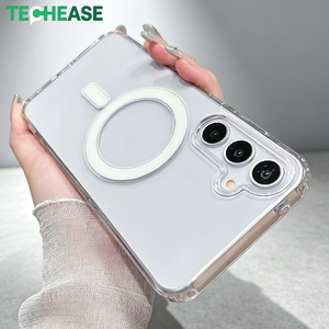 Funda Protectora para Teléfono S24 Ultra, TechEase, Transparente, Acrílica, TPU, Magnética, Antigolpes, Protección Anticaídas, Venta al por Mayor - Product Image 5