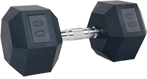 Mạ điện quả tạ sức mạnh đào tạo rắn gang quả tạ phòng tập thể dục đặc biệt cao su tráng lục giác quả tạ - Product Image 4