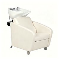 Ensemble de mobilier de salon de beauté professionnel : fauteuil de barbier, bac à shampoing, miroir – Vente en gros
