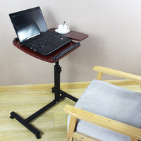 Bureau pour ordinateur portable en aluminium Transparent, hauteur réglable