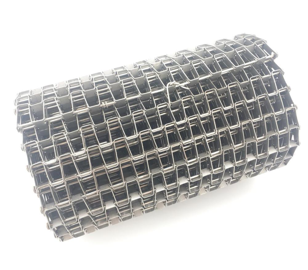 Honeycomb Stainless Steel Conveyor Belt 1x1 Galvanized Wire Mesh