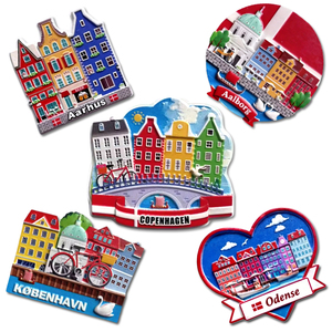 Logotipo personalizado de fábrica Llavero de metal Spinner Bandera danesa Dinamarca llavero <span class=keywords><strong>Copenhague</strong></span> Dinamarca Llavero de recuerdo - Product Image 3