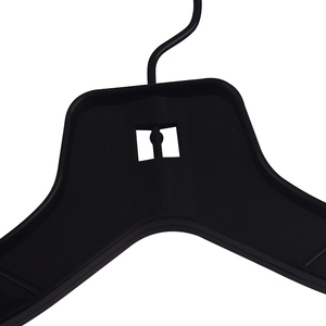 Hiệu quả tổ chức màu đen quần áo nhựa Móc áo với móc tiêm đúc PP cho phòng khách sử dụng - Product Image 4