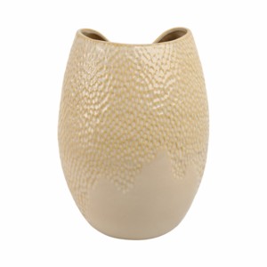 Vaso in Ceramica Moderno con Bordo Ondulato, Forma Aperta Arrotondata Decorativa per Soggiorno, Camera da Letto e Arredamento Casa - Product Image 4