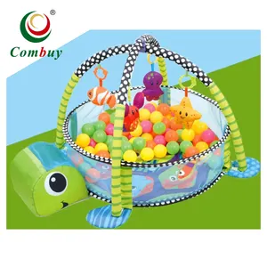 Funny min ball tent 2in1 soft toy 6M+ baby play mat gym