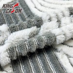 Kingcason 2026 Nouvelle Collection – Douceur et Chaleur Confortables – Vert, Noir et Jacquard Uni en Fausse Fourrure de <span class=keywords><strong>Lapin</strong></span> pour Manteau et Veste d'<span class=keywords><strong>Hiver</strong></span> - Product Image 4