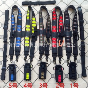 Sangle d'épaule tactique avec support pour talkie-walkie, harnais de sauvetage multifonctionnel pour l'extérieur, ceinture de patrouille pour la lutte contre les incendies, NbW - Product Image 1