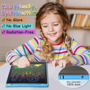 Tablette d'écriture numérique pour enfants avec écran LCD de 12 pouces, bloc-notes à feuilles mobiles et tablette de dessin - Product Image 4
