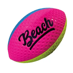 Mini tamaño 3 espuma de tacto suave Pvc cuero playa fútbol americano