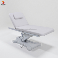 Lit de massage de la colonne vertébrale en cuir électrique moderne chaise de massage spa réglable pliable Table de massage de salon de beauté