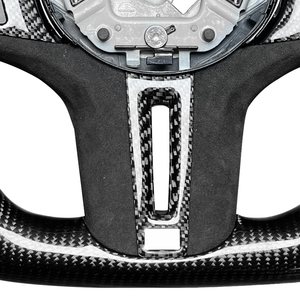 Volante <span class=keywords><strong>Deportivo</strong></span> Personalizado de Fibra de Carbono Brillante para <span class=keywords><strong>BMW</strong></span> 340i F11 F02 F12 G82 F06 540i F32 F30 M4 F82 G80 - Product Image 6