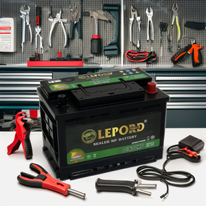 แบตเตอรี่สตาร์ทรถยนต์ Mexico LEPORD รุ่นที่ดีที่สุด แบตเตอรี่สำรองพลังงานแสงอาทิตย์ 12V 60 70 แอมป์ 75 80 แอมป์ชั่วโมง สำหรับสตาร์ทรถยนต์ รถบรรทุก รถยนต์อื่นๆ Lepord Amaron Osaka Battery - Product Image 2