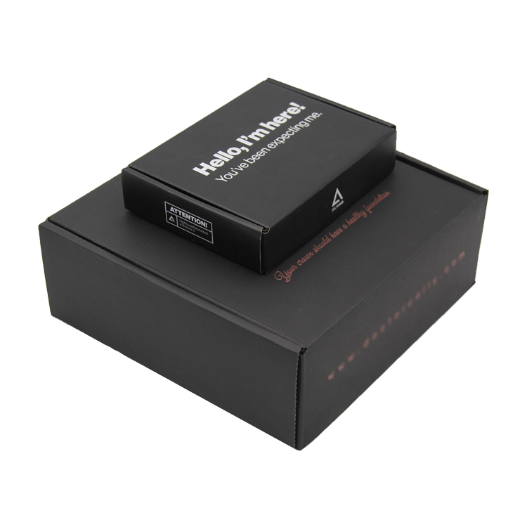 custom print fold holographic corrugated packing small business shipping mailer box packaging with logo