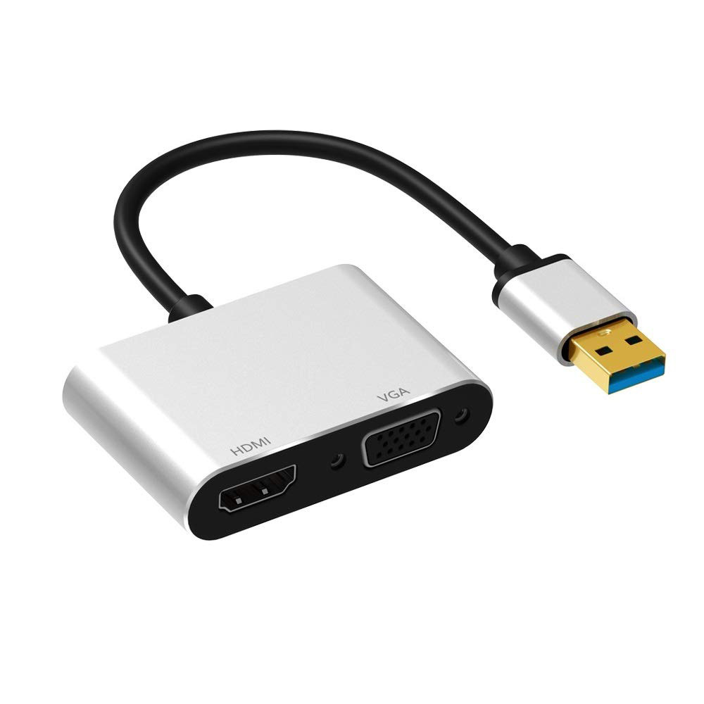Портативный концентратор типа c 2 в 1 для ноутбука Тип c к HDMI VGA 4K 2K 1080P USB-концентратор 3,0 концентратор USB-адаптер/