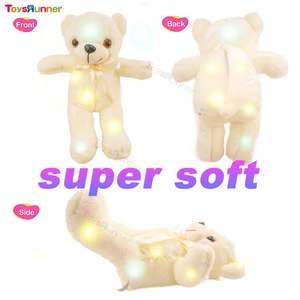 Fábrica de Peluches, Animales de Peluche al por Mayor, Osito de Peluche que Brilla en la Oscuridad, Juguetes Suaves Luminosos para Niños - Product Image 6