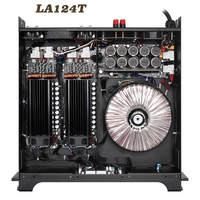 NUOXUN Classe D avec écran LCD Amplificateur de puissance 4 canaux 1000 Watts Puissance professionnelle
