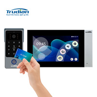 Trudian Smart Home Products 2 fils 7 "écran LCD Smart Tuya porte interphone vidéo téléphone sonnette système de caméra pour Villas maison