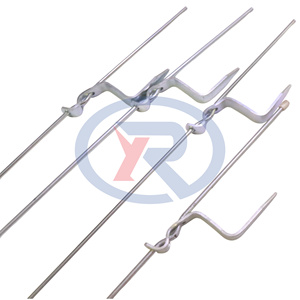 Estaca Metálica Electro Galvanizada Tipo Pigtail Resistente a la Intemperie para Cercas Eléctricas, Ganado y Delimitación de Campos de Golf - Product Image 1