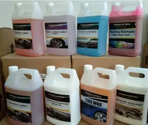 超浓缩洗车洗发水无水巴西棕榈蜡高级黄金用于汽车清洁和汽车护理