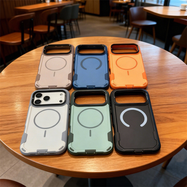 2026 New Luxury Design Magnetic Phone case for iphone 17 Pro Max Shockproof Mobile Back Cover Coque,for Iphone17 Protective case