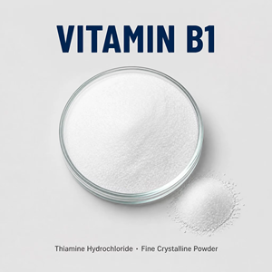Clorhidrato de tiamina de grado farmacéutico, vitamina B1 en polvo, CAS 67-03-8, USP, 99% de pureza, cristal para uso farmacéutico a granel - Product Image 1