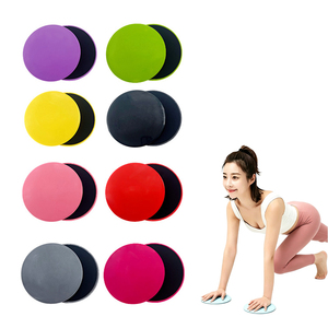 EIGFOH Disques de glisse doubles portables en PP pour Yoga et Pilates, entraînement de base en ABS, entraînement somatique pour tapis et sols durs - Product Image 1
