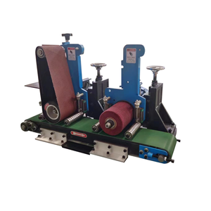 Correa abrasiva de 630mm de ancho, máquina pulidora plana de Metal de aluminio automática, máquina lijadora de correa para Metal - Product Image 1