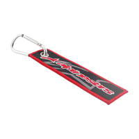Porte-clés brodé de haute qualité Porte-clés Jet Tag Porte-clés brodé personnalisé Étiquette tissée