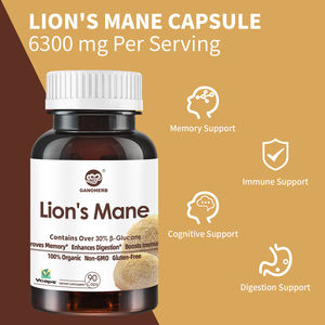 GanoHerb Lions Mane Mushroom Cápsulas Melena de Leon natural y Ganoderma Lucidum para uso en suplementos diarios - Product Image 2