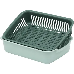 Household Kitchen Tools Filter Bowl Set Wash Basin for washing bowel sponge