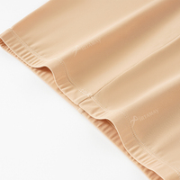 Shorty de sécurité taille haute pour femme Green Envoy 2-en-1 avec culotte intégrée en soie glacée anti-transparence