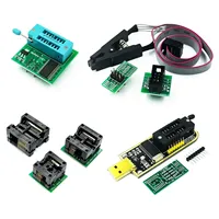 Módulo programador USB CH341 CH341B para EEPROM Flash BIOS de las series 24 y 25, clip de prueba SOIC8 SOP8 para EEPROM 93CXX / 25CXX / 24CXX